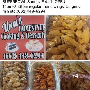 Ordered wings for the Super Bowl!!!!