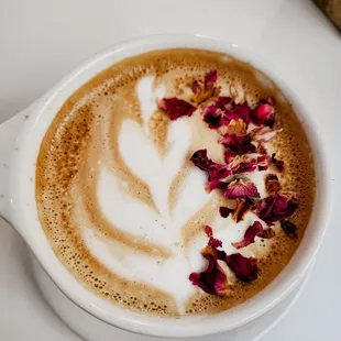 Rose latte