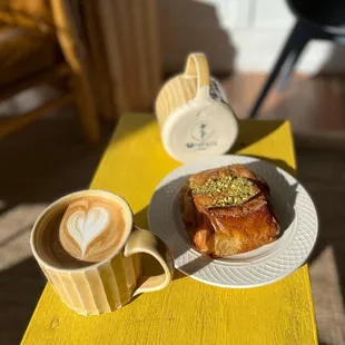 Chocolate Pistachio Croissant
