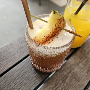 Caramelized pineapple margarita