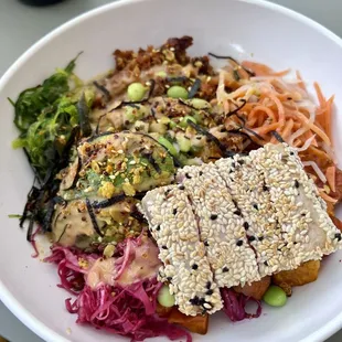 Poke Bowl with ahi tuna