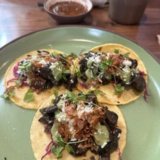 Pipian Mushroom Taco
