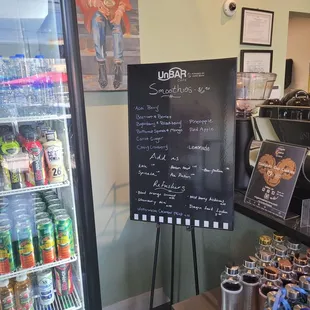 Smoothie Menu