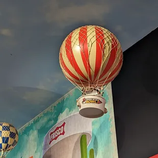 hot air balloons