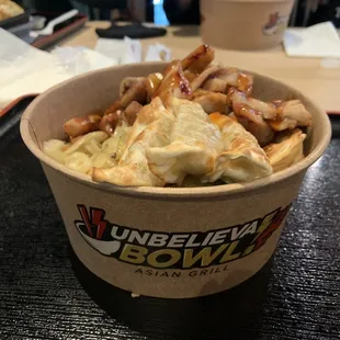Chicken &amp; Gyoza Teriyaki Bowl