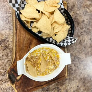 tortilla and corn chips