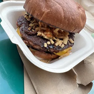 Bbq Burger w/ house made meat