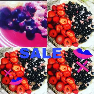 Sale....blueberry or strawberry rhubarb pie