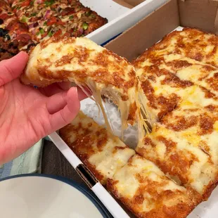 Cheese pull is everything