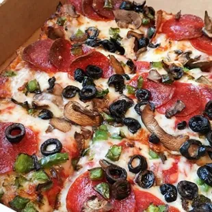 pizza, food