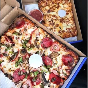 pizza, food