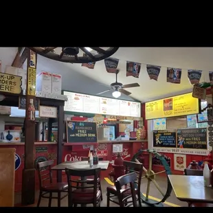 Order at the counter