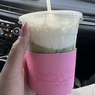 Iced Matcha Latte W/ Oatmilk