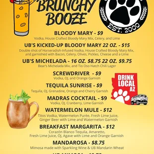 Brunch is now available every Saturday and Sunday from 9AM-1PM.