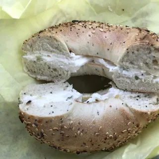 Scallion Cream Cheese Bagel