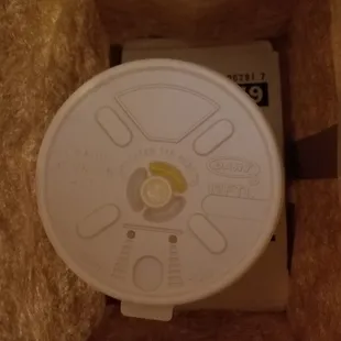 the inside of the lid