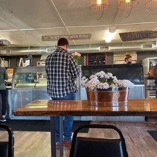 interior, sushi and sashimi