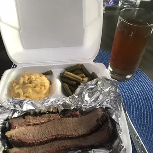 Brisket, Green Beans, Mac and Cheese!