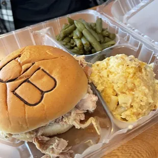 Shredded Chicken Sandwich