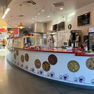 From the doorway when you enter.