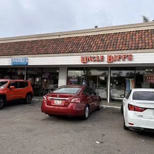 cars parked outside