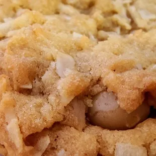 Coconut Macadamia...soft and a bit gooey in gooey in the best ways possible. Sweet but balanced.