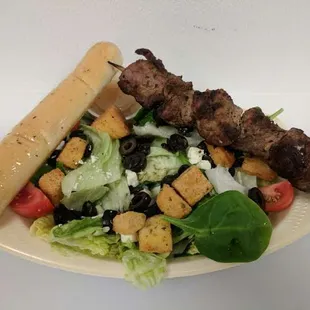 Buttstick added to a salad