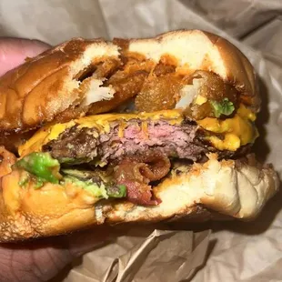 Cowboy Burger with Avocado