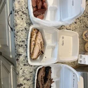 Sausage, Turkey and Brisket?