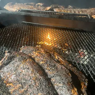 Ribs on the grill