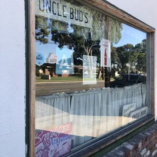 outside