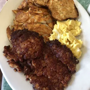 Corn Beef Hash Omelette