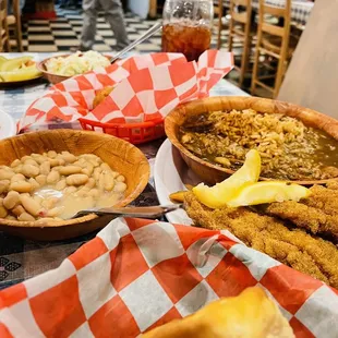 Gumbo and catfish