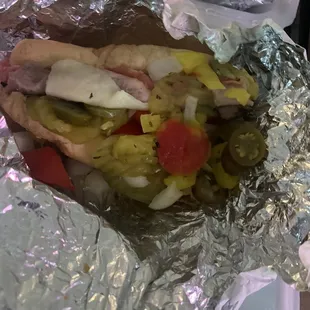 Special sub only one half of it