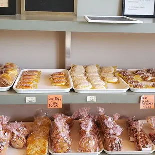 a variety of pastries