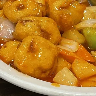 Vegetarian / Secret Menu - Sweet and Sour Chicken - really good. Would order again.