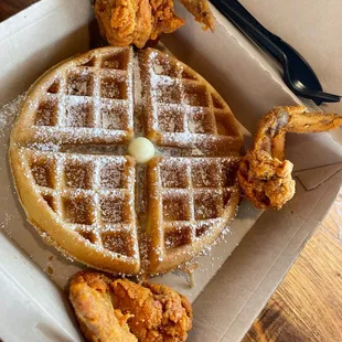 Waffles &amp; Chicken Wings