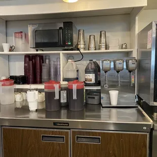 Milk shakes. Clearing the yard since the late 1960s.