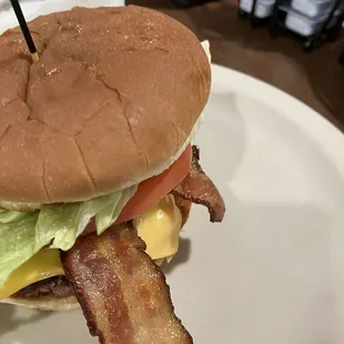 I love the bacon cheeseburgers.