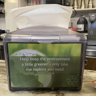 Napkins with a purpose.