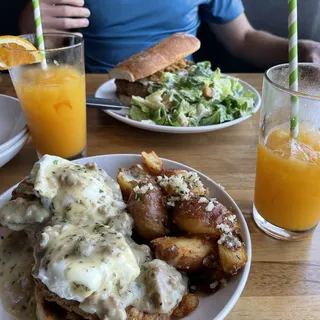 Chicken Fried Steak Patty Biscuit