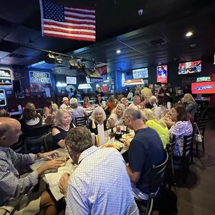 We can handle large parties like this 40 person birthday party!