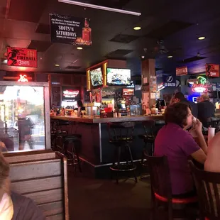 people sitting at the bar