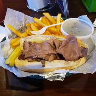 French Dip lunch special