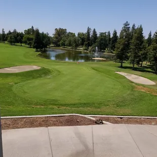 a view of a golf course