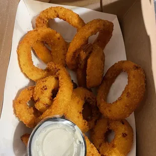 Panko crusted, onion rings