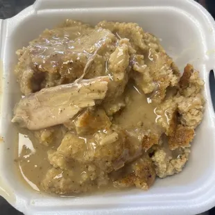 Cornbread dressing and Gravy