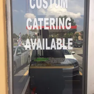 Catering available