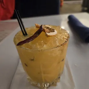 Adelita/Passion fruit margarita