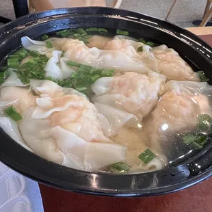 Shrimp Dumpling Soup